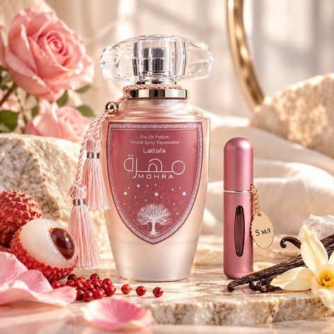 Lattafa Mohra Silky Rose 5 мл парфумована вода для жінок