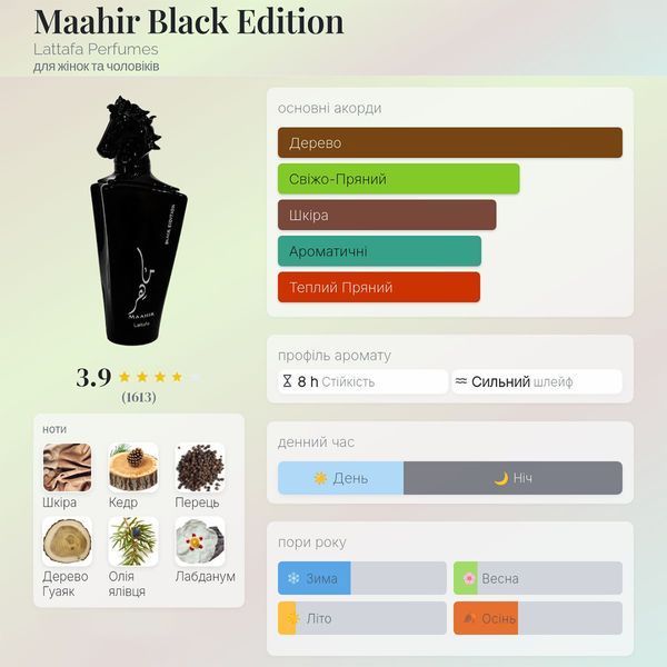 Lattafa Maahir Black Edition 100 мл парфумована вода унісекс