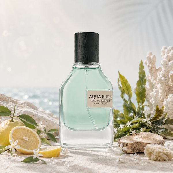 Fragrance World Aqua Pura 70 мл парфумована вода для чоловіків E457 фото